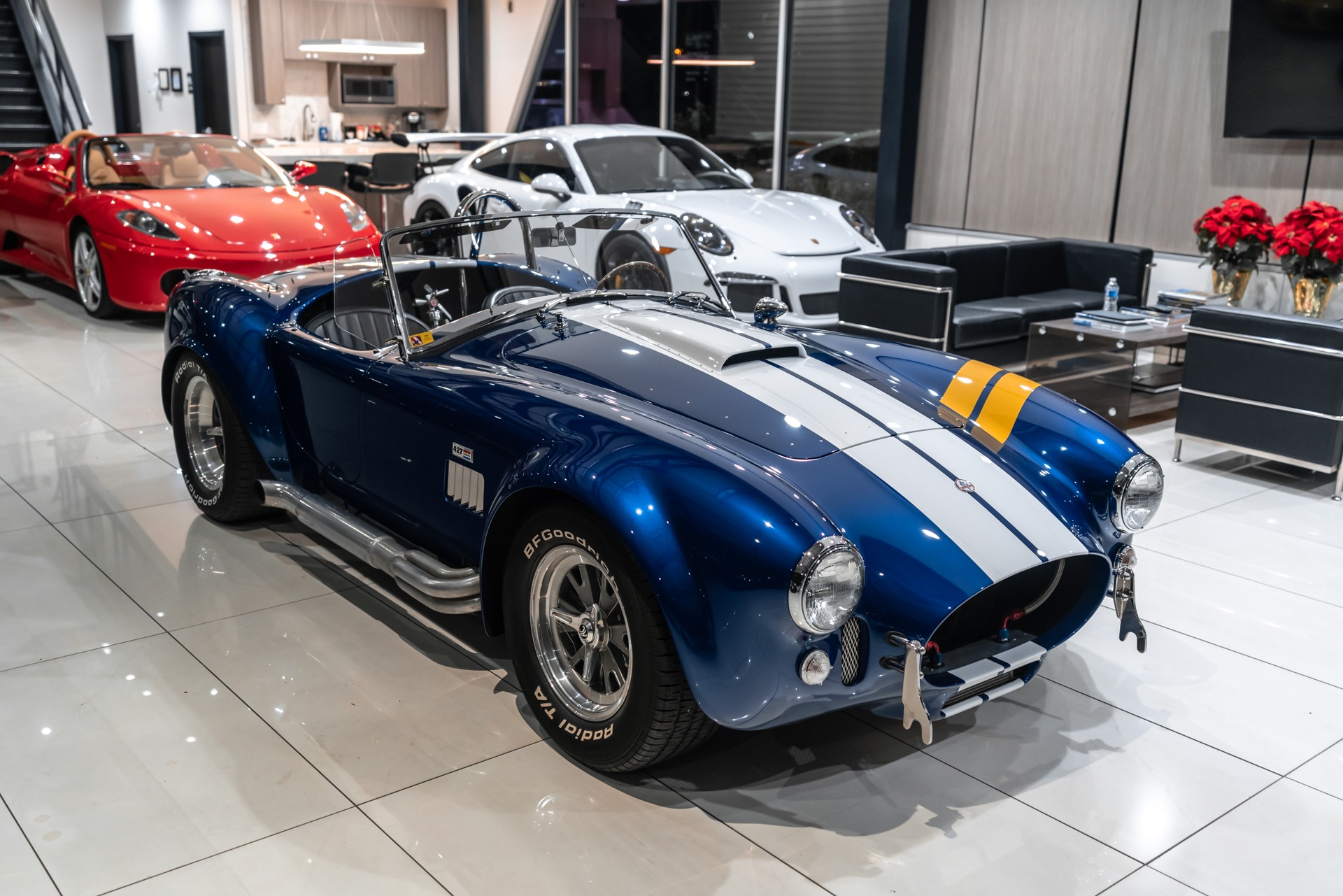 Used-1965-Superformance-Cobra-427-MKIII-Shelby-Tribute-460ci-Big-Block-Soft-Top-Windows