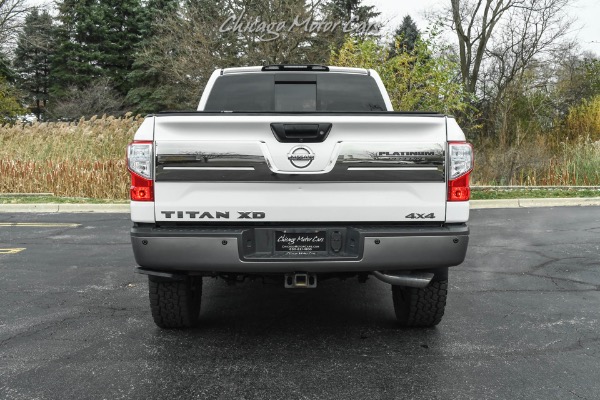 Used 2018 Nissan Titan XD Platinum Reserve 4X4 CrewCab Pickup Cummins Turbo-Diesel Highest Trim Level for sale Sold at Chicago Motor Cars in West Chicago IL 60185 4