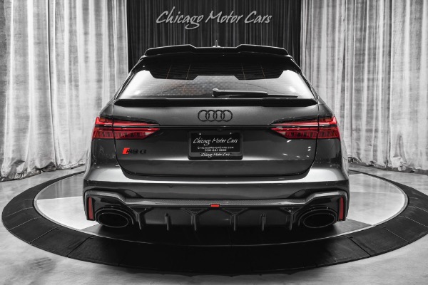 Used 2022 Audi RS6 Avant 4.0 quattro Executive Pkg! Carbon Optics! B&O 3D! Carbon Fiber! Front PPF! for sale Sold at Chicago Motor Cars in West Chicago IL 60185 4
