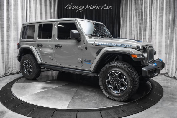 Used 2022 Jeep Wrangler Unlimited Rubicon 4xe RARE COLOR 470TQ PLUG-IN HYBRID HARDTOP LEATHER COLD WEATHER for sale Sold at Chicago Motor Cars in West Chicago IL 60185 6
