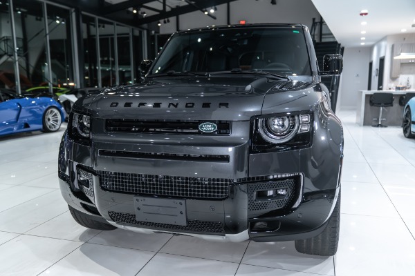 Used 2023 Land Rover Defender 110 P525 V8 SUV Carpathian Grey! Supercharged! ONLY 119 Miles! for sale Sold at Chicago Motor Cars in West Chicago IL 60185 2