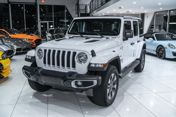 Used-2018-Jeep-Wrangler-Unlimited-Sahara-4X4-Leather-Trim-3-Piece-Hard-Top-Cold-Weather-Group-Upgraded-Sound