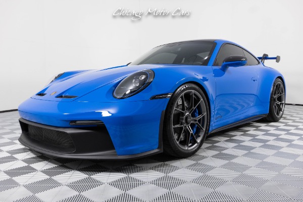 Used 2022 Porsche 911 GT3 Shark Blue Exterior! Carbon Fiber Roof Only 3K Miles! Loaded!! for sale Sold at Chicago Motor Cars in West Chicago IL 60185 5