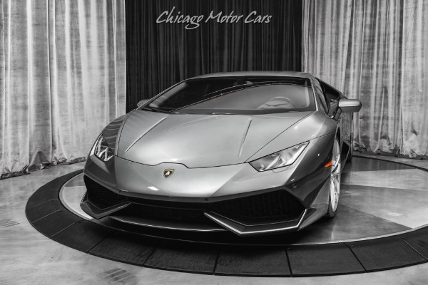 Used 2015 Lamborghini Huracan LP610-4 Coupe Just Serviced! Race Exhaust! Front Lift! TEB + Forged Carbon! for sale Sold at Chicago Motor Cars in West Chicago IL 60185 2