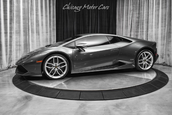 Used 2015 Lamborghini Huracan LP610-4 Coupe Just Serviced! Race Exhaust! Front Lift! TEB + Forged Carbon! for sale Sold at Chicago Motor Cars in West Chicago IL 60185 1