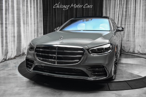 Used 2023 Mercedes-Benz S580 4Matic Sedan AMG Line! DELIVERY MILES! Exclusive Interior! Night Pkg! BEST SPEC! for sale Sold at Chicago Motor Cars in West Chicago IL 60185 2