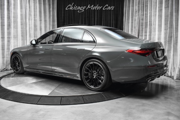 Used 2023 Mercedes-Benz S580 4Matic Sedan AMG Line! DELIVERY MILES! Exclusive Interior! Night Pkg! BEST SPEC! for sale Sold at Chicago Motor Cars in West Chicago IL 60185 3