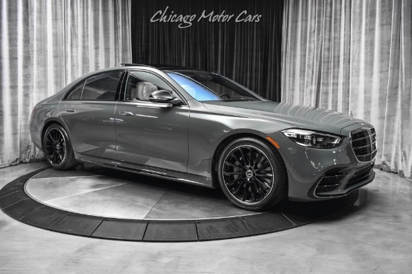 Used 2023 Mercedes-Benz S580 4Matic Sedan AMG Line! DELIVERY MILES! Exclusive Interior! Night Pkg! BEST SPEC! for sale Sold at Chicago Motor Cars in West Chicago IL 60185 6