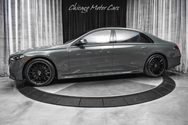 Used 2023 Mercedes-Benz S580 4Matic Sedan AMG Line! DELIVERY MILES! Exclusive Interior! Night Pkg! BEST SPEC! for sale Sold at Chicago Motor Cars in West Chicago IL 60185 1