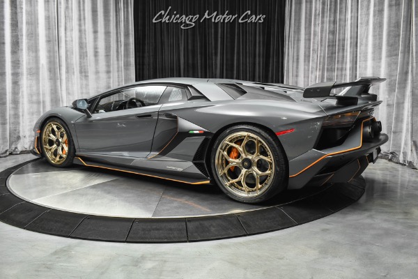 Used-2019-Lamborghini-Aventador-LP770-4-SVJ-Coupe-Grigio-Telesto-Pearl-HOT-Spec-TONS-of-Carbon-Fiber