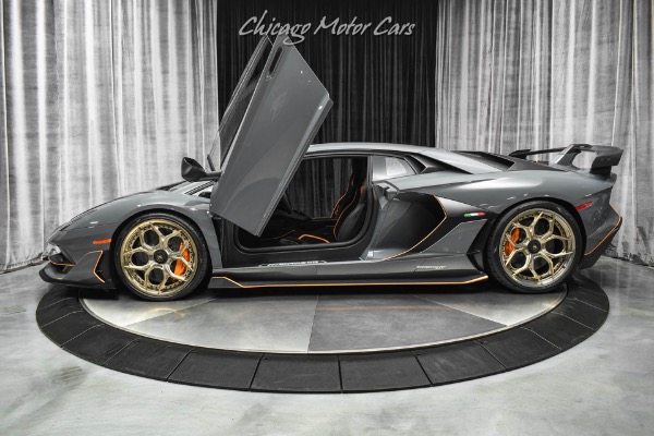 Used-2019-Lamborghini-Aventador-LP770-4-SVJ-Coupe-Grigio-Telesto-Pearl-HOT-Spec-TONS-of-Carbon-Fiber