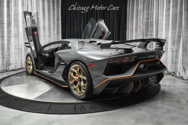 Used-2019-Lamborghini-Aventador-LP770-4-SVJ-Coupe-Grigio-Telesto-Pearl-HOT-Spec-TONS-of-Carbon-Fiber