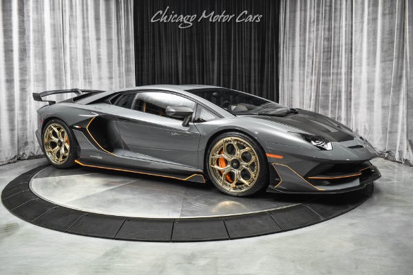 Used 2019 Lamborghini Aventador LP770-4 SVJ Coupe Grigio Telesto Pearl! HOT Spec! TONS of Carbon Fiber! for sale Sold at Chicago Motor Cars in West Chicago IL 60185 6