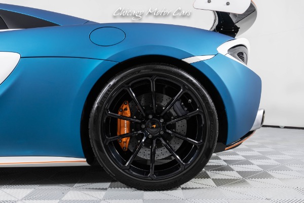Used 2018 McLaren 570S Spider Luxury Package! Carbon Fiber Wing! Matte Aquamarine Wrap! Loaded!! for sale Sold at Chicago Motor Cars in West Chicago IL 60185 4