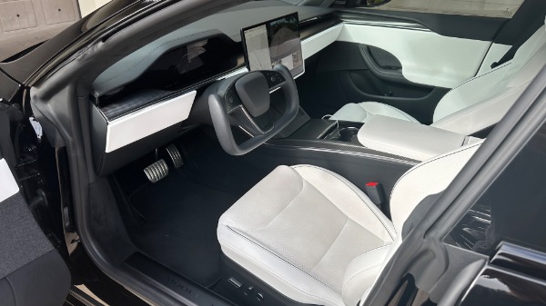 Used 2022 Tesla Model S Plaid Sedan 21 Arachnid Wheels! White Premium Interior! 1000HP! for sale Sold at Chicago Motor Cars in West Chicago IL 60185 2