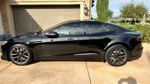 Used 2022 Tesla Model S Plaid Sedan 21 Arachnid Wheels! White Premium Interior! 1000HP! for sale Sold at Chicago Motor Cars in West Chicago IL 60185 5