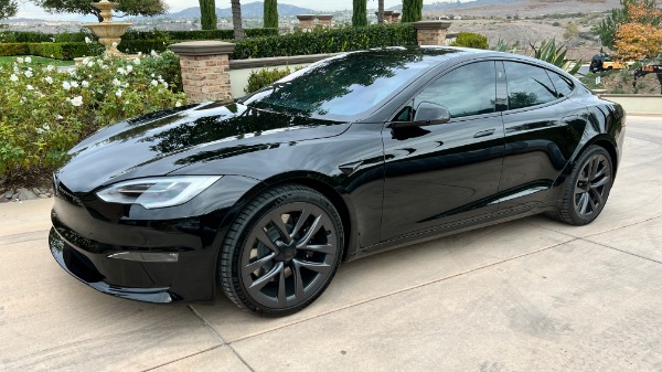 Used 2022 Tesla Model S Plaid Sedan 21 Arachnid Wheels! White Premium Interior! 1000HP! for sale Sold at Chicago Motor Cars in West Chicago IL 60185 1