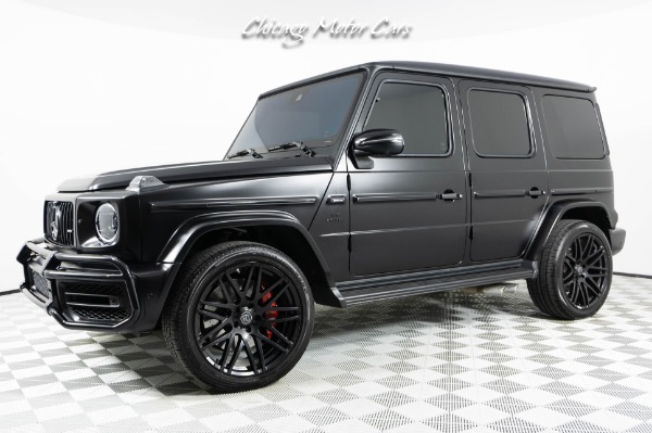 Used 2022 Mercedes-Benz G63 AMG 4Matic G Manufaktur Interior Pack Plus Satin PPF AMG Night Package Serviced for sale Sold at Chicago Motor Cars in West Chicago IL 60185 1