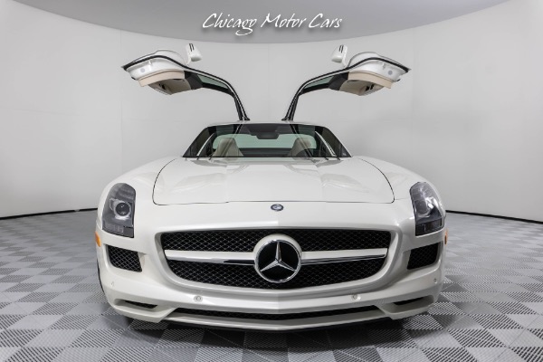Used 2012 Mercedes-Benz SLS AMG Designo Mystic White! Gullwing Doors! Only 5k Miles! for sale Sold at Chicago Motor Cars in West Chicago IL 60185 3