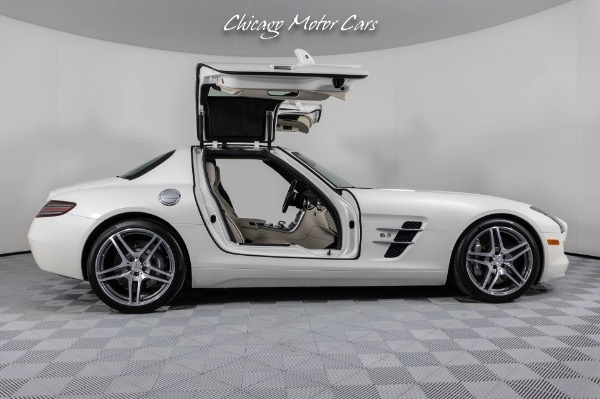 Used 2012 Mercedes-Benz SLS AMG Designo Mystic White! Gullwing Doors! Only 5k Miles! for sale Sold at Chicago Motor Cars in West Chicago IL 60185 4