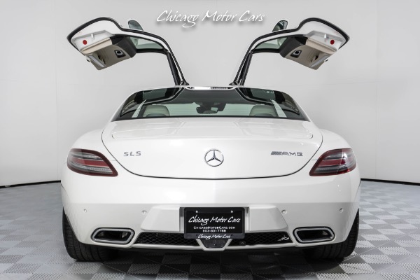 Used 2012 Mercedes-Benz SLS AMG Designo Mystic White! Gullwing Doors! Only 5k Miles! for sale Sold at Chicago Motor Cars in West Chicago IL 60185 5