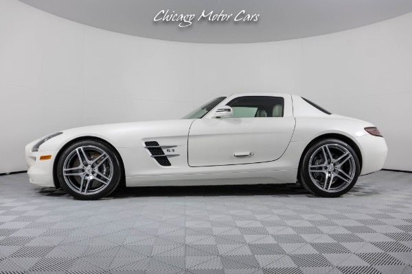 Used 2012 Mercedes-Benz SLS AMG Designo Mystic White! Gullwing Doors! Only 5k Miles! for sale Sold at Chicago Motor Cars in West Chicago IL 60185 6