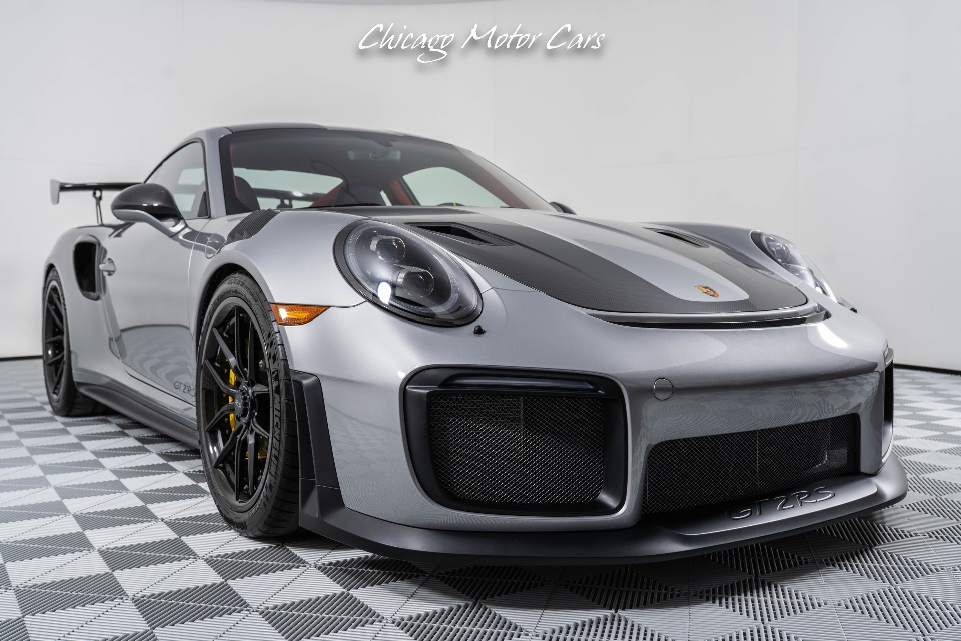 Used-2019-Porsche-911-GT2-RS-Weissach-Package-Full-PPF-VERY-LOW-MILES-Front-Lift-Loaded