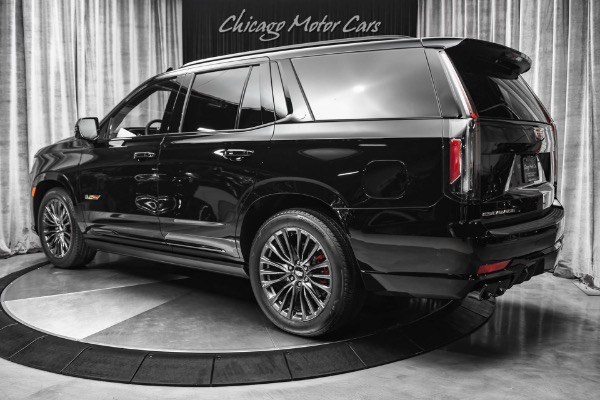 Used 2023 Cadillac Escalade V 682 Horsepower Cooled Console Heavy Trailering Package Loaded for sale Sold at Chicago Motor Cars in West Chicago IL 60185 3