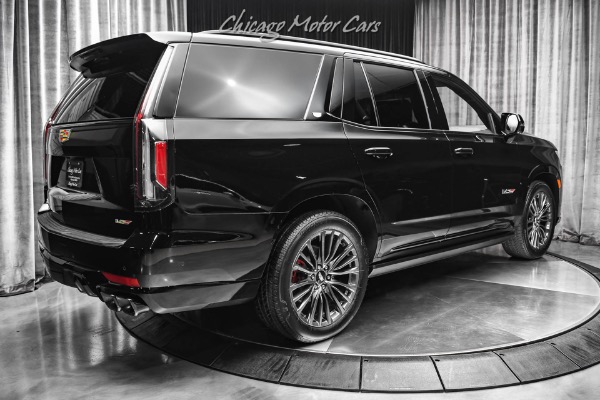 Used 2023 Cadillac Escalade V 682 Horsepower Cooled Console Heavy Trailering Package Loaded for sale Sold at Chicago Motor Cars in West Chicago IL 60185 5