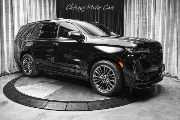 Used 2023 Cadillac Escalade V 682 Horsepower Cooled Console Heavy Trailering Package Loaded for sale Sold at Chicago Motor Cars in West Chicago IL 60185 6