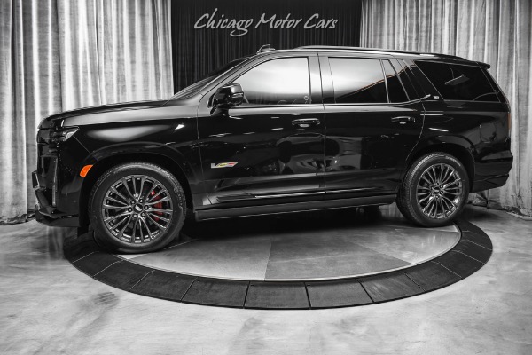 Used 2023 Cadillac Escalade V 682 Horsepower Cooled Console Heavy Trailering Package Loaded for sale Sold at Chicago Motor Cars in West Chicago IL 60185 1