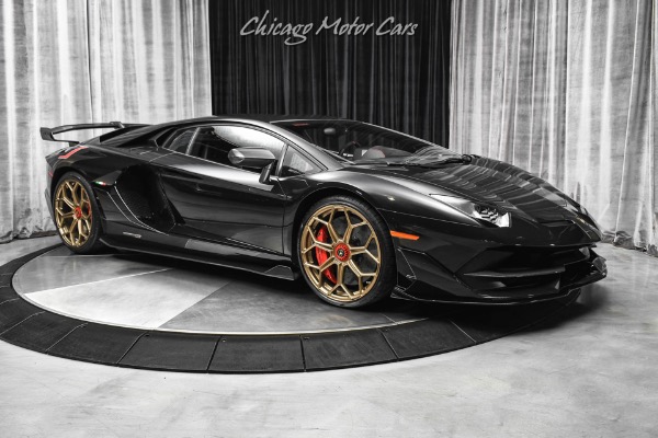 Used 2020 Lamborghini Aventador LP770-4 SVJ Coupe HOT Color Combo! TONS of Carbon Fiber! Front Lift! for sale Sold at Chicago Motor Cars in West Chicago IL 60185 6