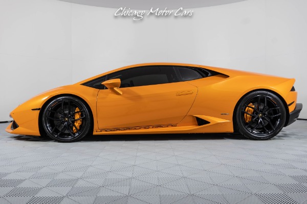 Used 2015 Lamborghini Huracan LP 610-4 UGR Stage 3+ TWIN-Turbo Kit! Orange Pearl Effect! 250K In Upgrades for sale Sold at Chicago Motor Cars in West Chicago IL 60185 2