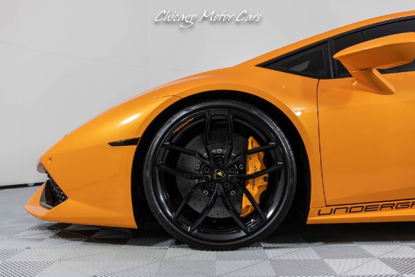 Used 2015 Lamborghini Huracan LP 610-4 UGR Stage 3+ TWIN-Turbo Kit! Orange Pearl Effect! 250K In Upgrades for sale Sold at Chicago Motor Cars in West Chicago IL 60185 3