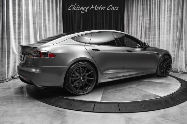 Used 2021 Tesla Model S Plaid Sedan Autopilot! Matte Gray Wrap! Vossen Hybrid Forged Wheels! for sale Sold at Chicago Motor Cars in West Chicago IL 60185 5