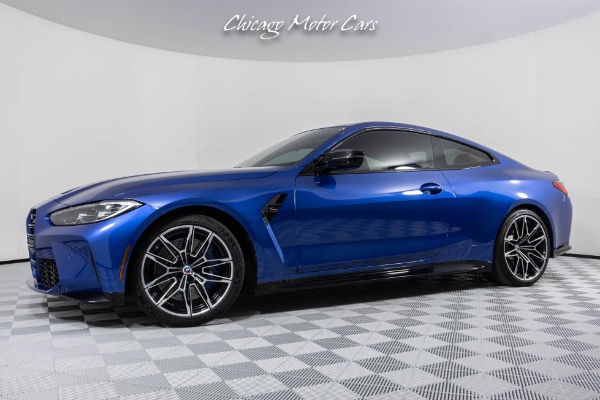 Used 2022 BMW M4 Competition Orange Interior! M Sport Seats! Front PPF Low Miles! Loaded!! for sale Sold at Chicago Motor Cars in West Chicago IL 60185 1
