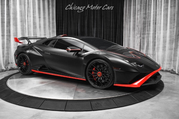 Used 2021 Lamborghini Huracan LP640-2 STO Coupe Factory Matte Paint! Carbon Fiber Exterior Pkg! HOT Spec! for sale Sold at Chicago Motor Cars in West Chicago IL 60185 6