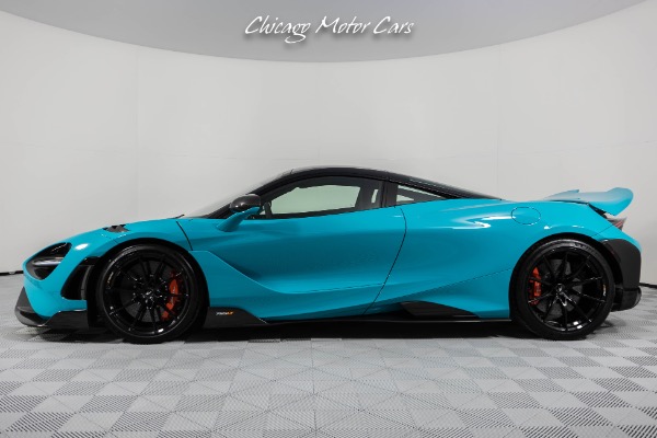 Used 2021 McLaren 765LT Carbon Fiber Exterior Pack 1 & 2! Stunning Tokyo Cyan Finish! Stealth Pack! for sale Sold at Chicago Motor Cars in West Chicago IL 60185 2