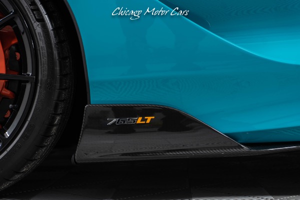 Used 2021 McLaren 765LT Carbon Fiber Exterior Pack 1 & 2! Stunning Tokyo Cyan Finish! Stealth Pack! for sale Sold at Chicago Motor Cars in West Chicago IL 60185 5