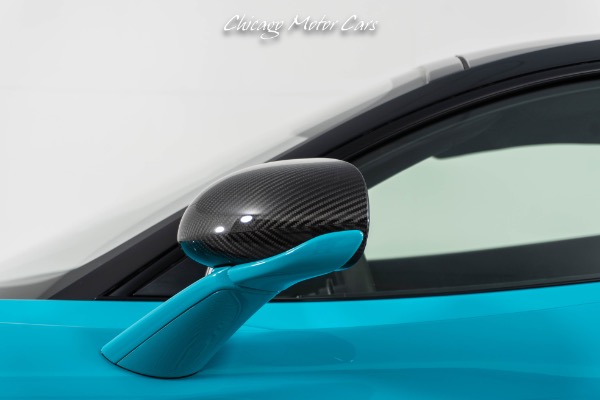Used 2021 McLaren 765LT Carbon Fiber Exterior Pack 1 & 2! Stunning Tokyo Cyan Finish! Stealth Pack! for sale Sold at Chicago Motor Cars in West Chicago IL 60185 6