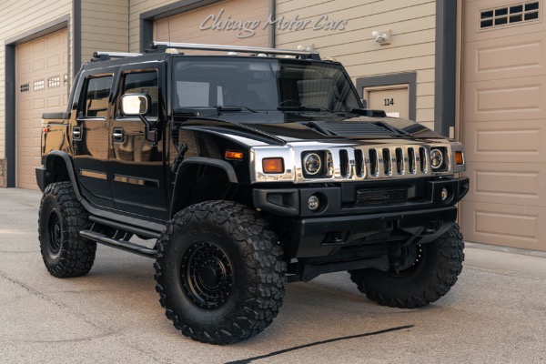 Used 2005 HUMMER H2 SUT 4X4 Pickup ONLY 24k Miles! 40 Yokohama X-MT Tires! 4 Inch Lift! for sale Sold at Chicago Motor Cars in West Chicago IL 60185 2