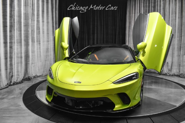 Used 2022 McLaren GT Luxe Coupe ONLY 2K Miles! RARE Flux Green Paint! FULL Body PPF! for sale Sold at Chicago Motor Cars in West Chicago IL 60185 2