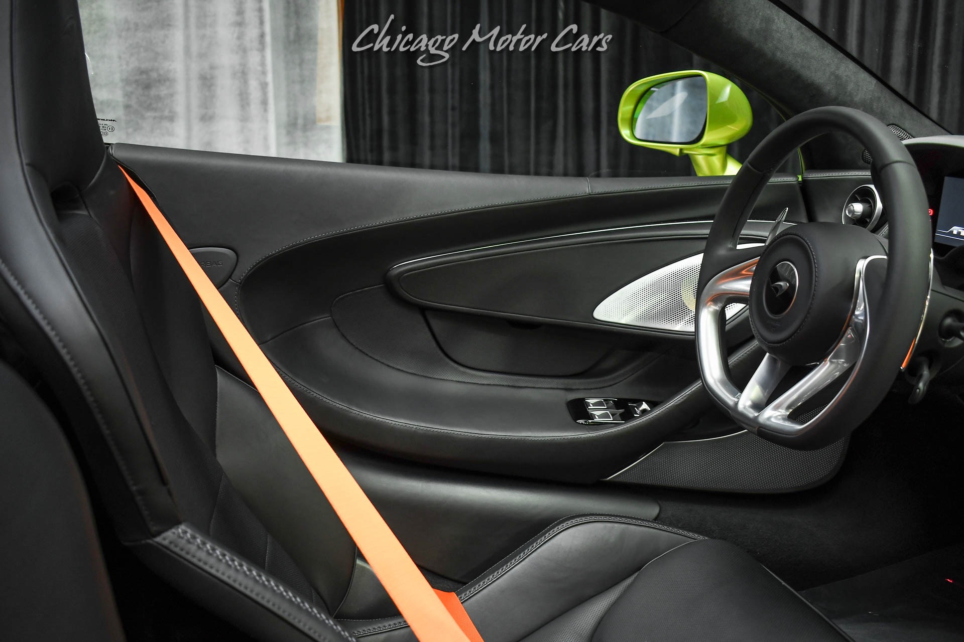 Used-2022-McLaren-GT-Luxe-Coupe-ONLY-2K-Miles-RARE-Flux-Green-Paint-FULL-Body-PPF
