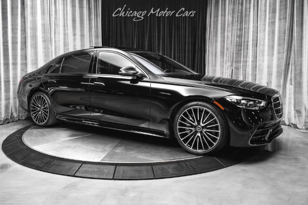 Used 2023 Mercedes-Benz S500 4Matic Sedan AMG Line! Night Pkg! AMG V-Spoke Wheels Only 12 Miles! for sale Sold at Chicago Motor Cars in West Chicago IL 60185 6