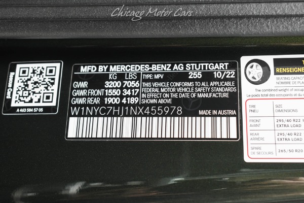 Used-2022-Mercedes-Benz-G63-AMG-4Matic-SUV-G-Manufaktur-Interior-Pkg-Plus-Carbon-Fiber-ONLY-24-Miles