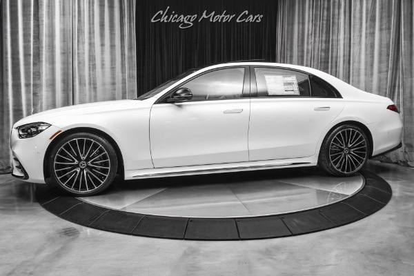 Used 2023 Mercedes-Benz S500 4Matic Sedan AMG Line! Night Pkg! AMG Wheels! DELIVERY MILES! for sale Sold at Chicago Motor Cars in West Chicago IL 60185 1