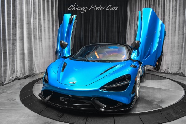 Used 2022 McLaren 765LT Spider Huge MSRP! MSO Celerium Blue! Anrky