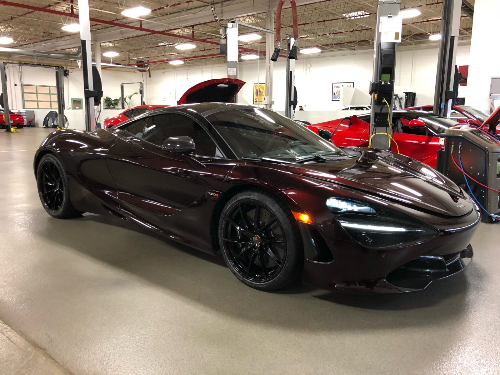 red and black 720s