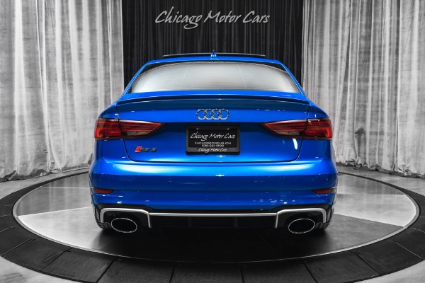 Used 2018 Audi RS3 2.5T Quattro Sedan Ara Blue Crystal Effect! 400HP! Ready for Mods! for sale Sold at Chicago Motor Cars in West Chicago IL 60185 4