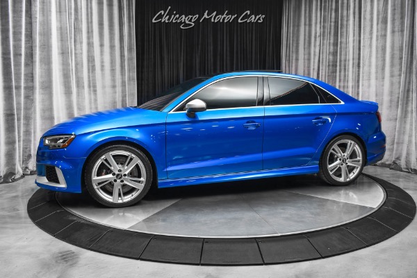 Used 2018 Audi RS3 2.5T Quattro Sedan Ara Blue Crystal Effect! 400HP! Ready for Mods! for sale Sold at Chicago Motor Cars in West Chicago IL 60185 1